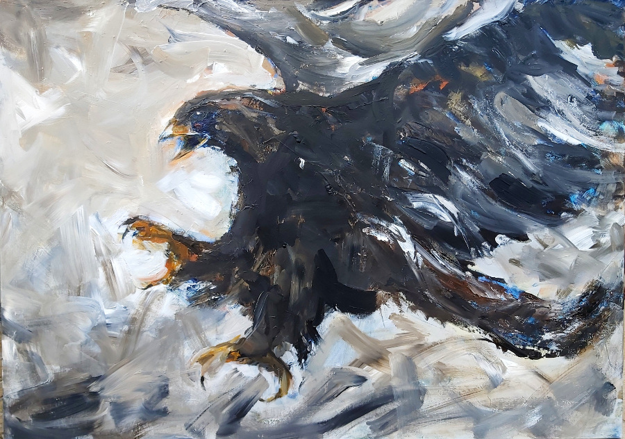 #eagle #modernart, #painting #bild #künstler #artBV #Berchtoldvilla #Salzburg